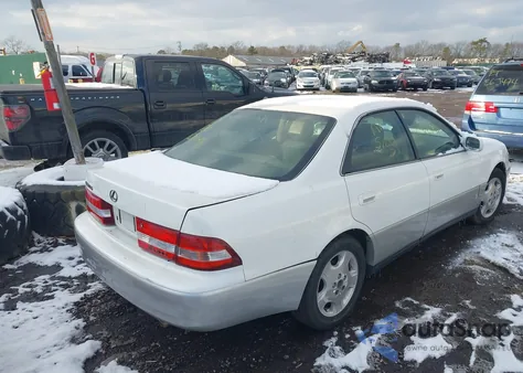 2000 Lexus Es 300 из США, поврежденный, VIN JT8BF28G1Y0275777